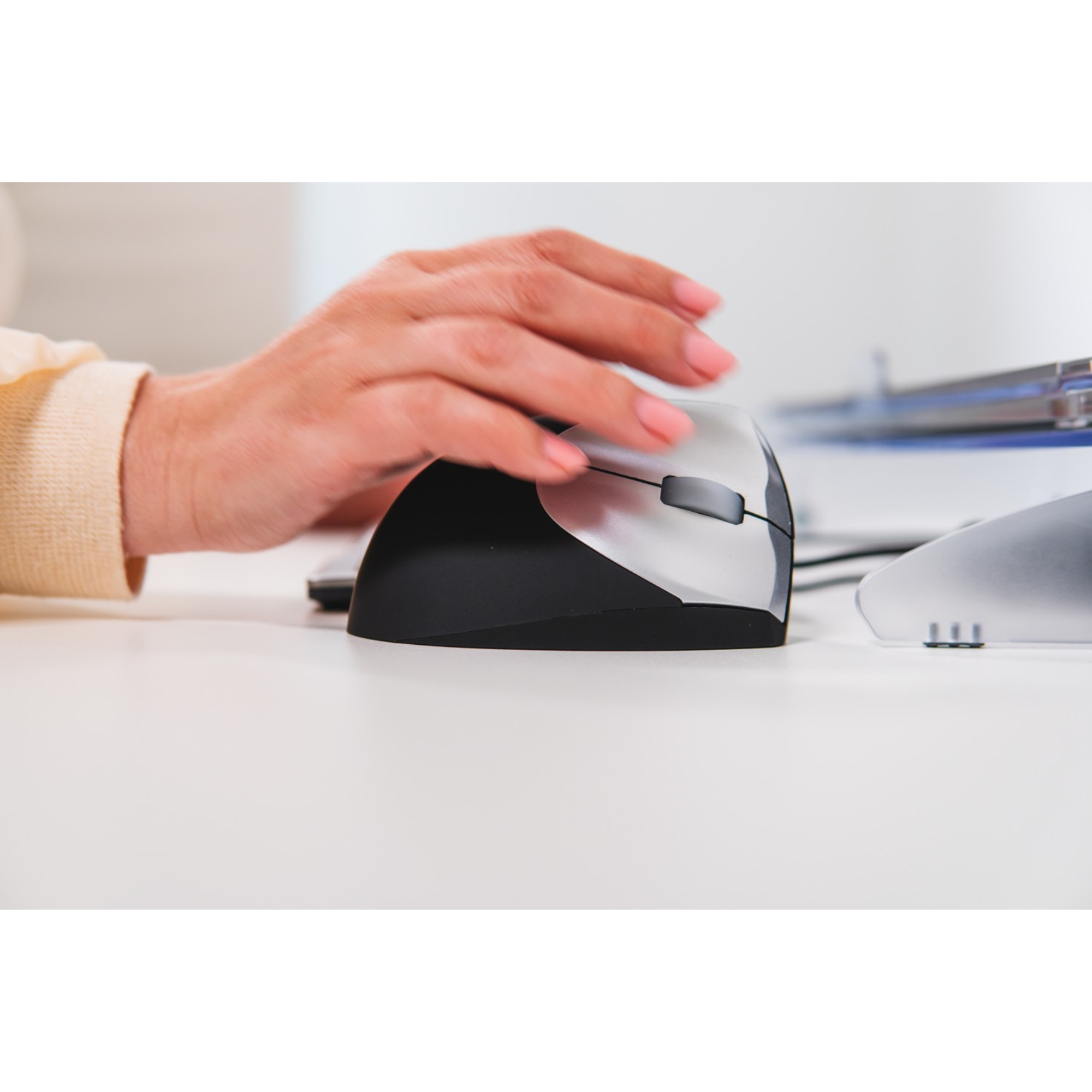 HandShoe Mouse | Souris filaire/sans fil sans préhension pour  gaucher/droitier - Ergo-shop