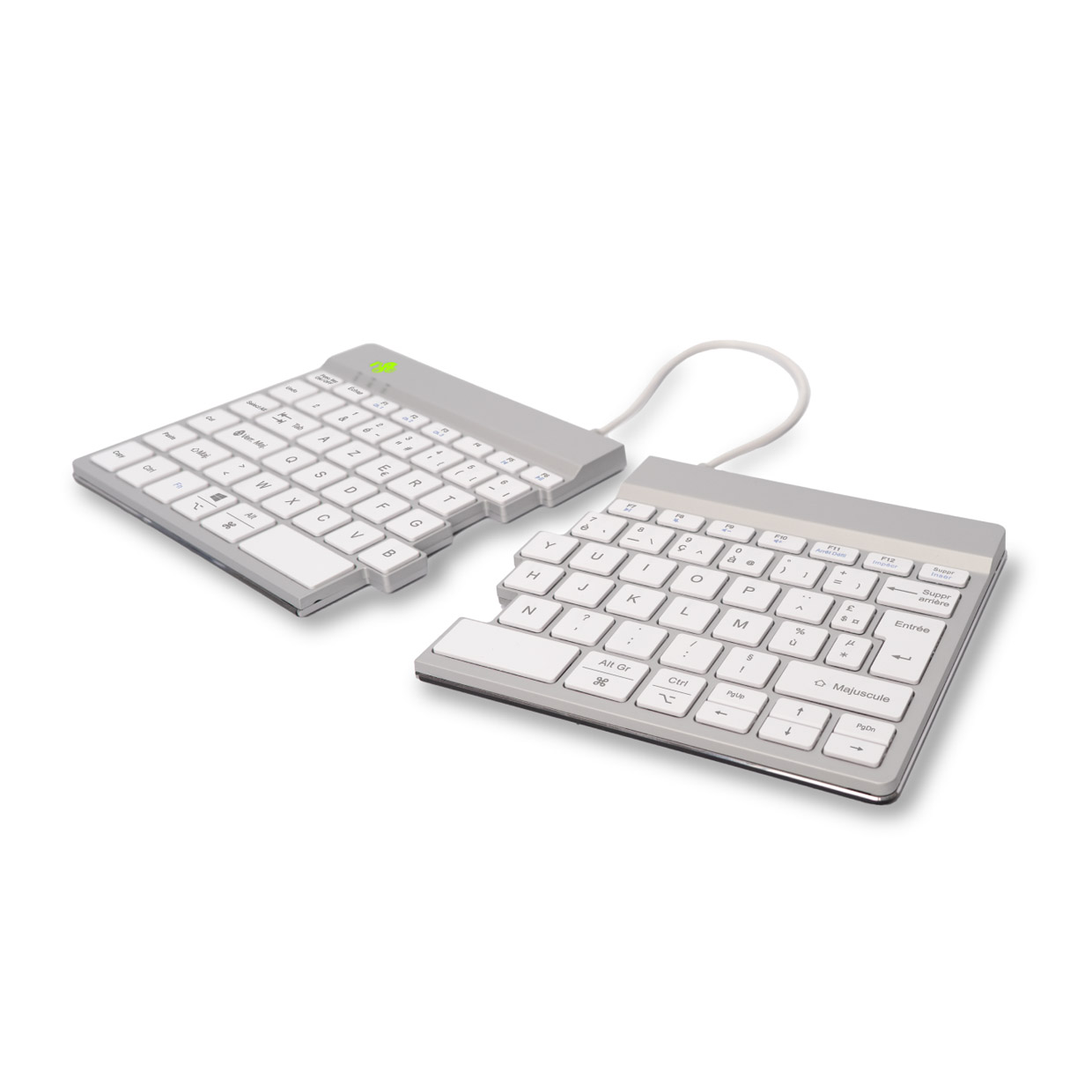 Clavier R-Go Split Break non filaire Blanc