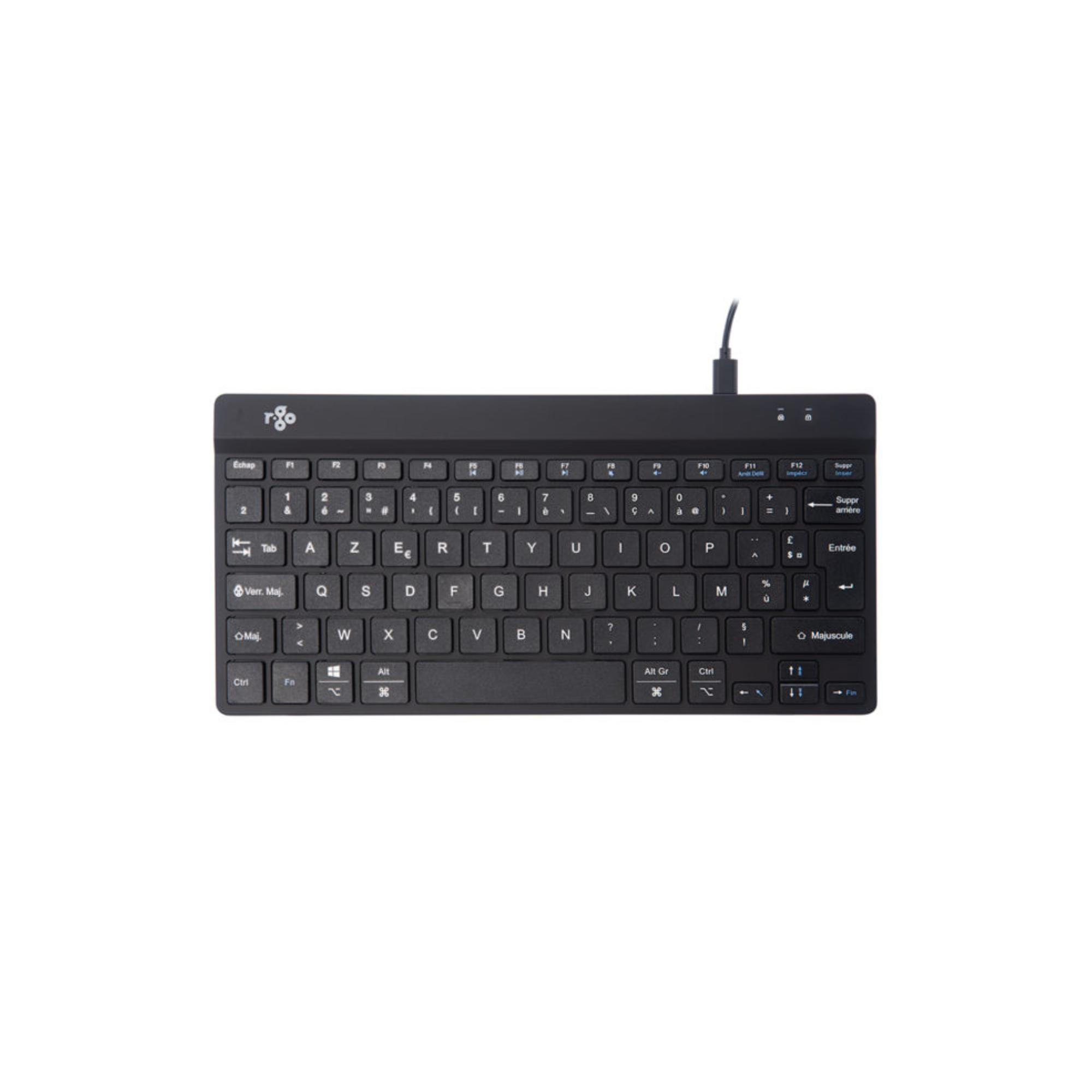 Clavier R-Go compact Break filaire Noir