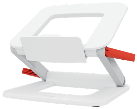Support multi-angles réglable pour ordinateur portable Leitz Ergo Blanc