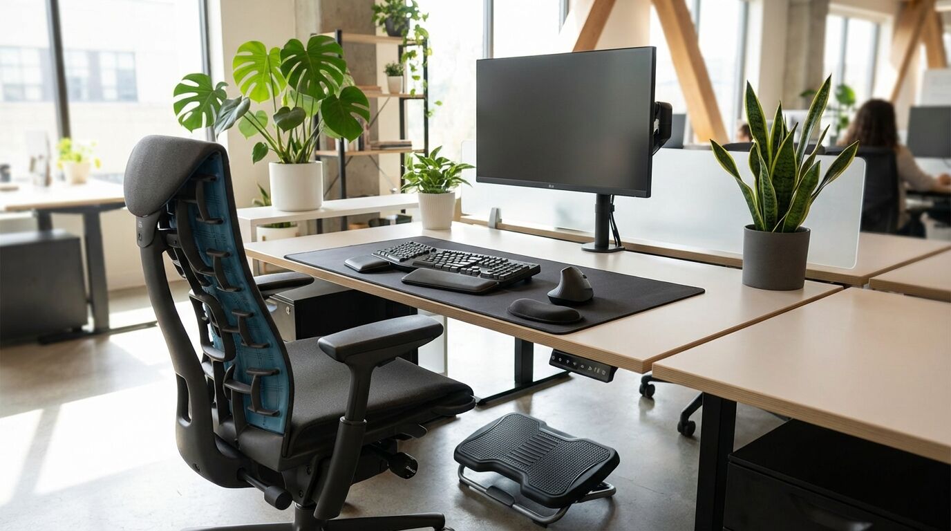 Aménagement de poste de travail ergonomique pour un salarié RQTH